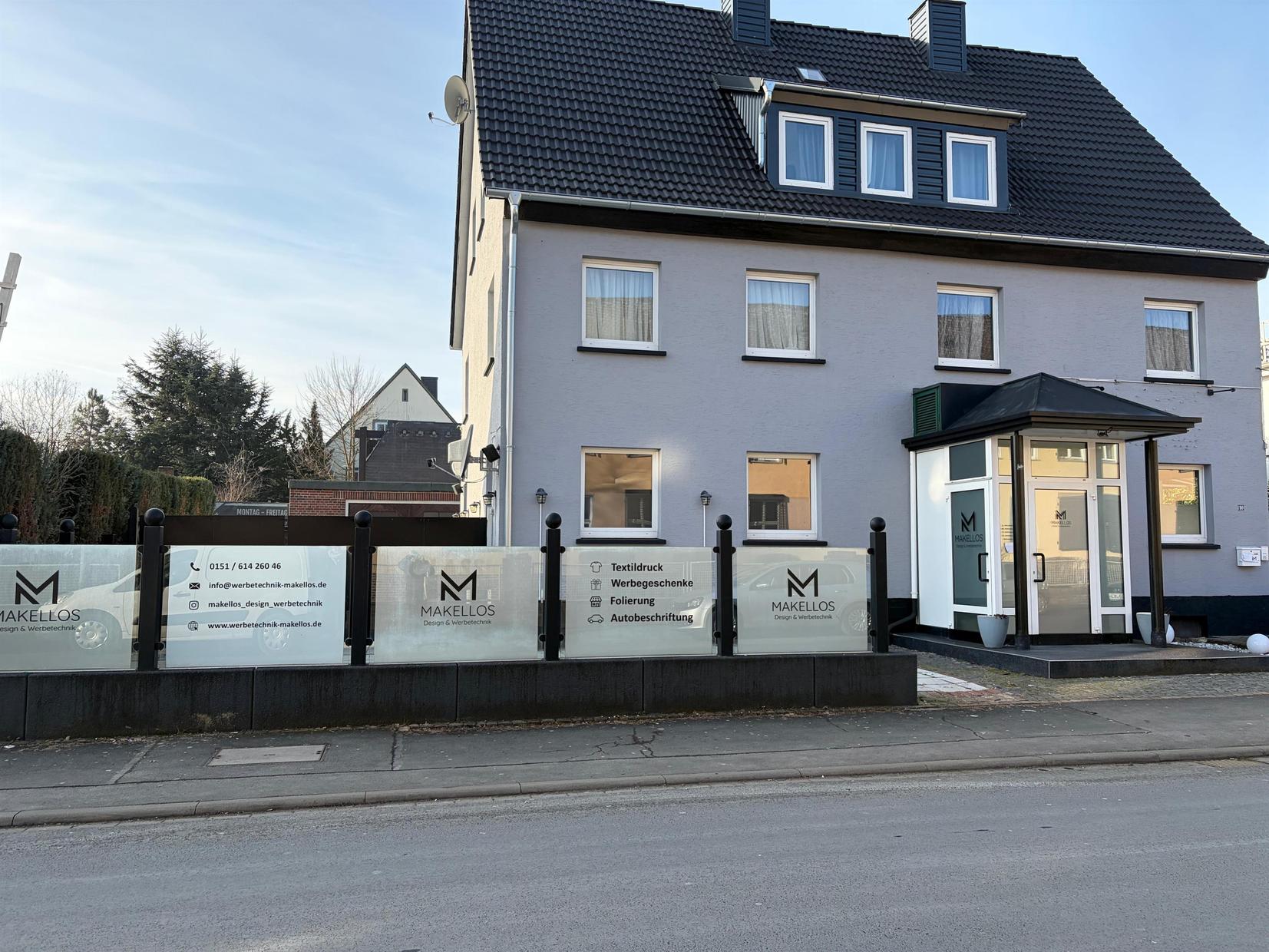 Der Makellos Standort mit sichtbarer Außenwirkung und Branding