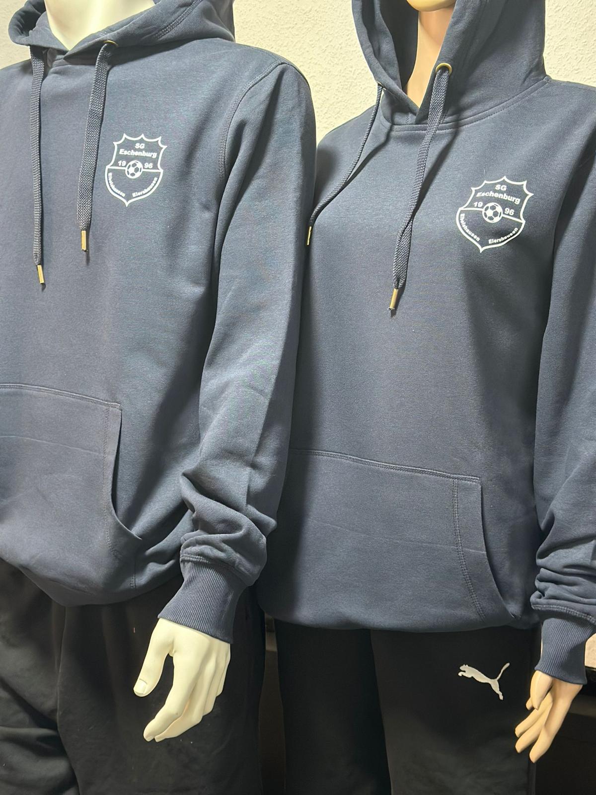 Veredelte Hoodies für einen Sportverein